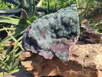 Natural Ball Malachite On Dolomite Matrix Specimen x 1 From Kambove, Congo - Toprock Gemstones and Minerals 