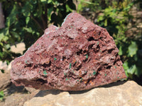 Natural Ball Malachite On Dolomite Matrix Specimen x 1 From Kambove, Congo - Toprock Gemstones and Minerals 