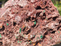 Natural Ball Malachite On Dolomite Matrix Specimen x 1 From Kambove, Congo - Toprock Gemstones and Minerals 