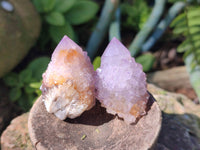 Natural Amethyst Spirit Quartz Crystals x 35 From South Africa