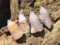 Natural Amethyst Spirit Quartz Crystals x 35 From South Africa