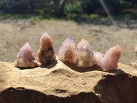 Natural Amethyst Spirit Quartz Crystals x 35 From South Africa