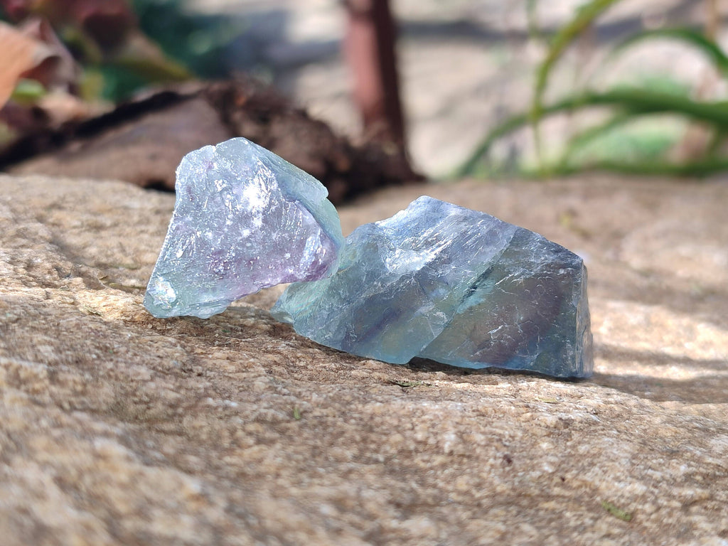 Natural Watermelon Fluorite Cobbed Specimens x 70 From Namibia - Toprock Gemstones and Minerals 