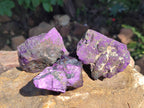 Natural Metallic Purpurite Specimens x 12 From Erongo, Namibia - Toprock Gemstones and Minerals 