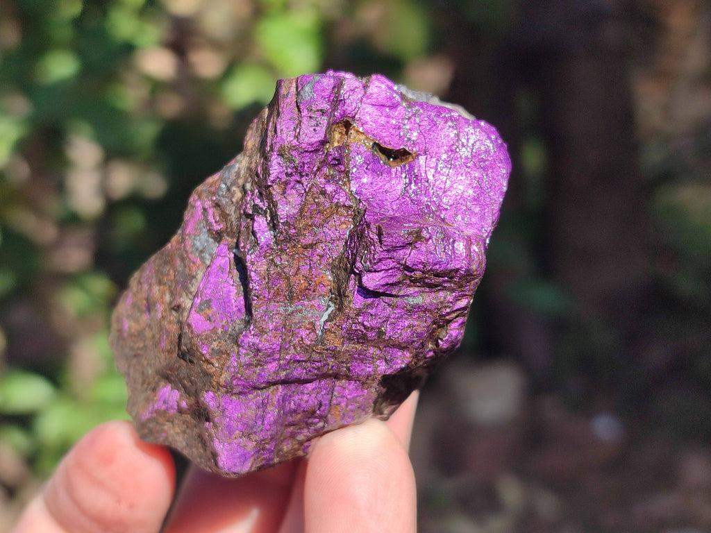 Natural Metallic Purpurite Specimens x 12 From Erongo, Namibia - Toprock Gemstones and Minerals 