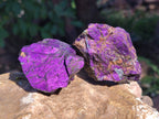 Natural Metallic Purpurite Specimens x 12 From Erongo, Namibia - Toprock Gemstones and Minerals 