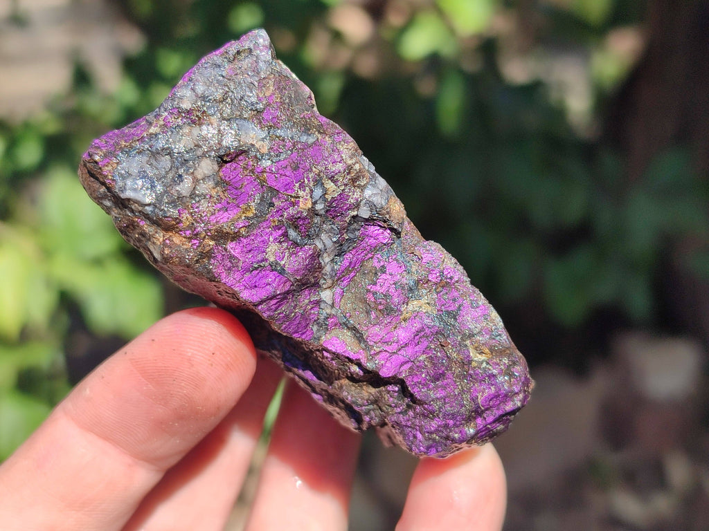 Natural Metallic Purpurite Specimens x 12 From Erongo, Namibia - Toprock Gemstones and Minerals 