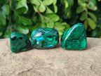 Polished Flower Banded Malachite Free Forms x 35 From Congo - Toprock Gemstones and Minerals 