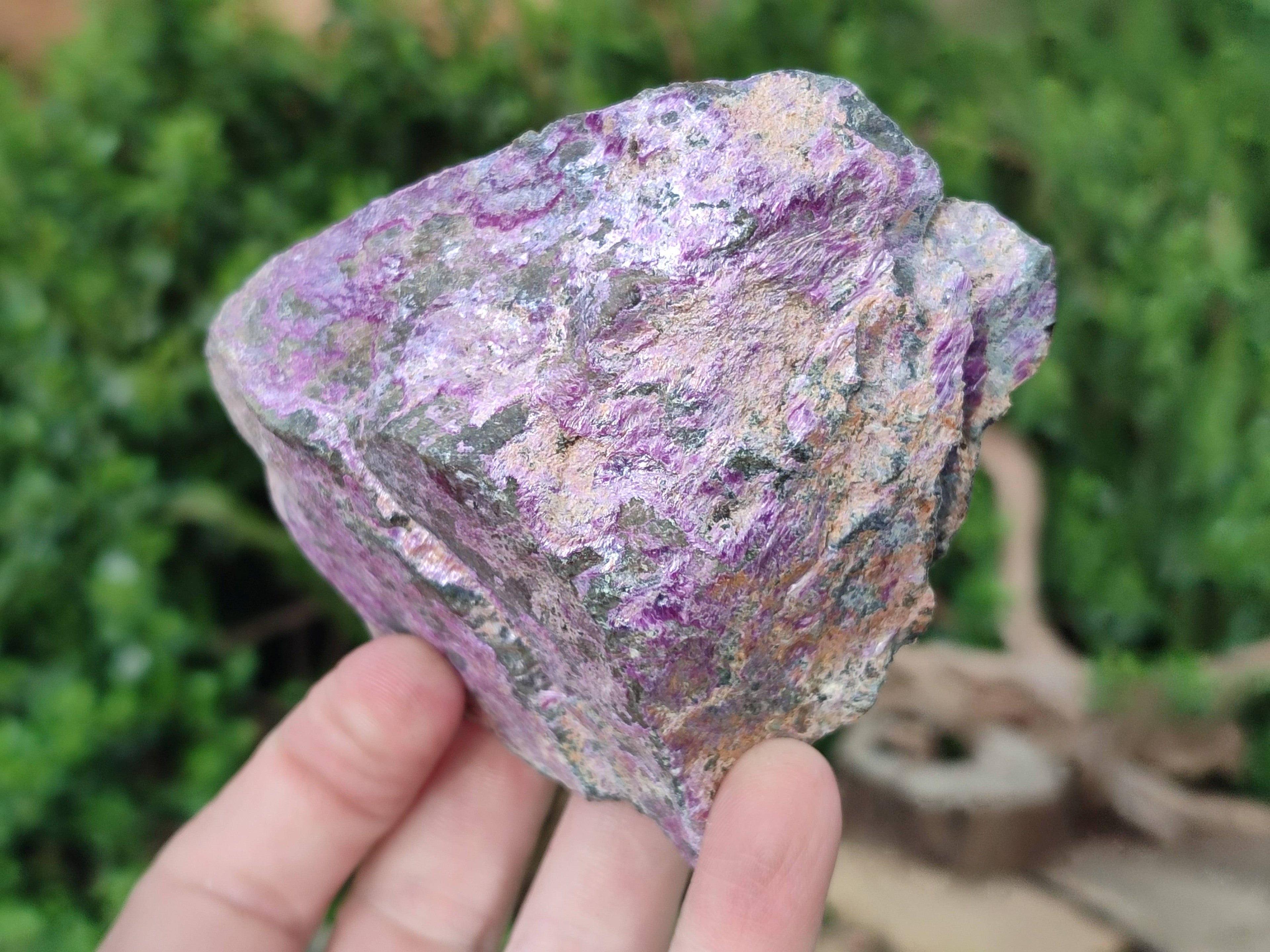 Natural Stichtite Specimens x 4 From Barberton, South Africa - Toprock Gemstones and Minerals 