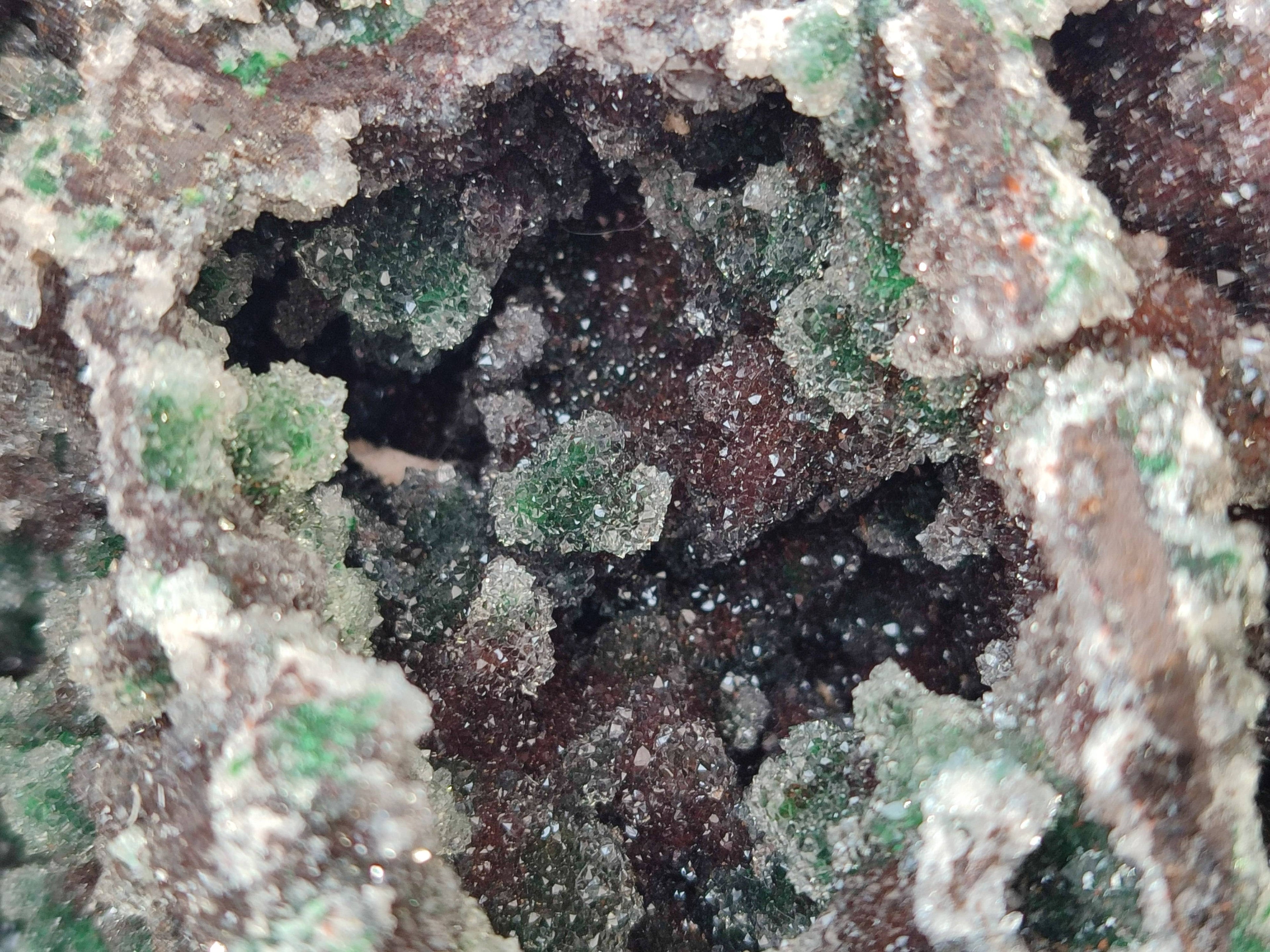 Natural Ball Malachite On Dolomite Matrix Specimen x 1 From Kambove, Congo - Toprock Gemstones and Minerals 