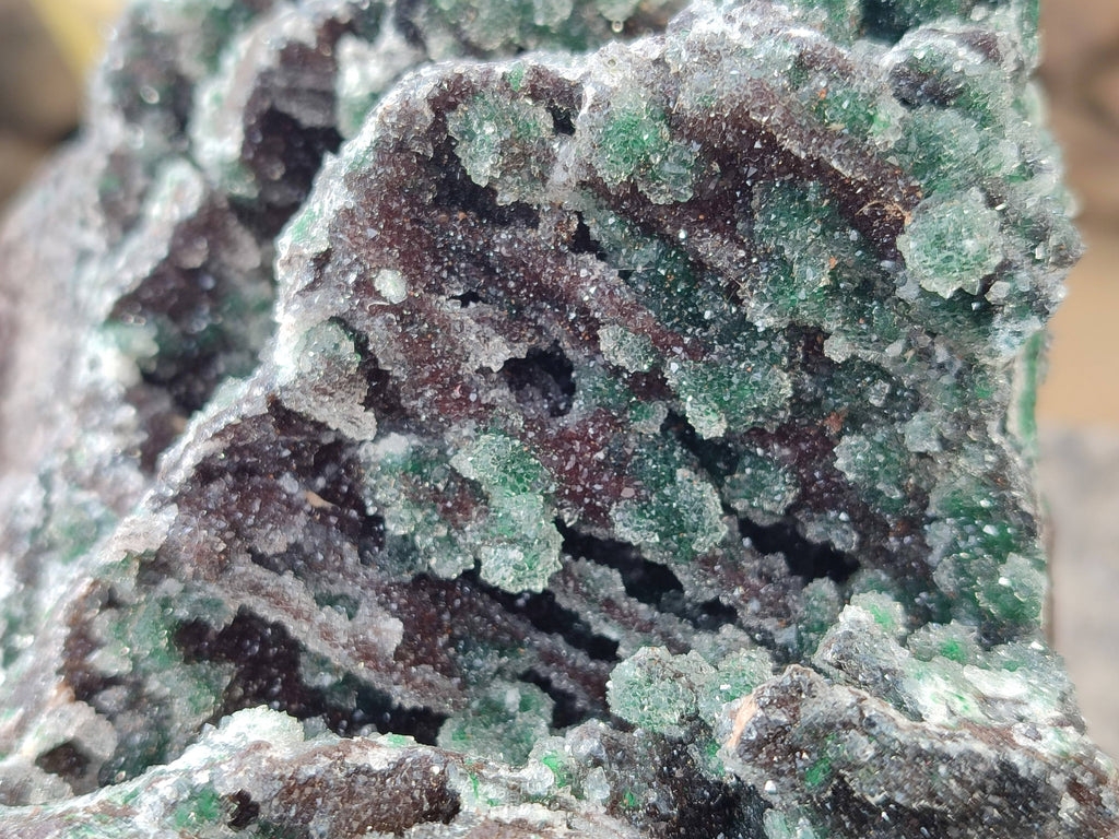 Natural Ball Malachite On Dolomite Matrix Specimen x 1 From Kambove, Congo - Toprock Gemstones and Minerals 