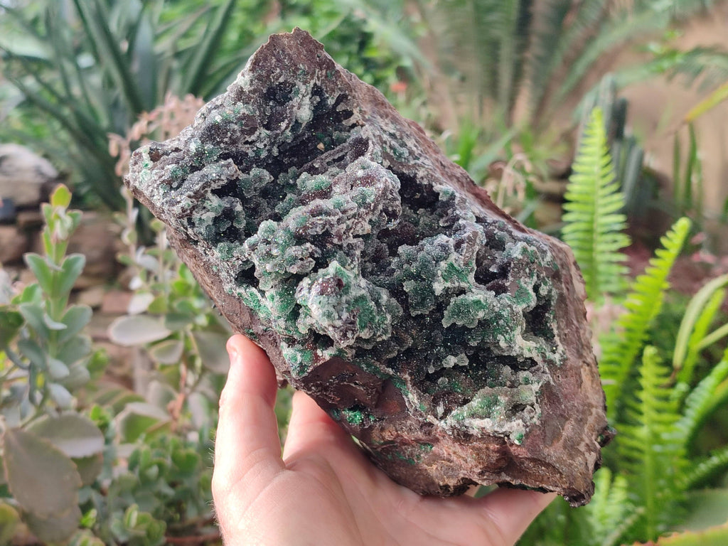 Natural Ball Malachite On Dolomite Matrix Specimen x 1 From Kambove, Congo - Toprock Gemstones and Minerals 