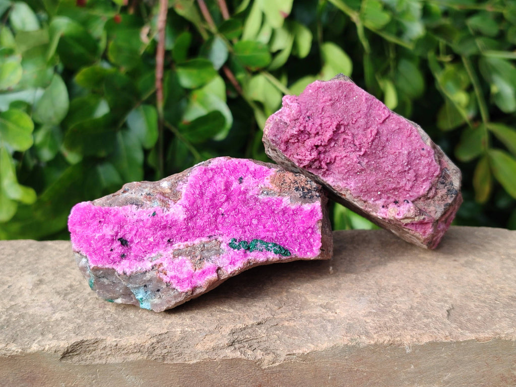 Natural Drusy Salrose on Dolomite Matrix Specimens x 6 From Kakanda, Congo - Toprock Gemstones and Minerals 