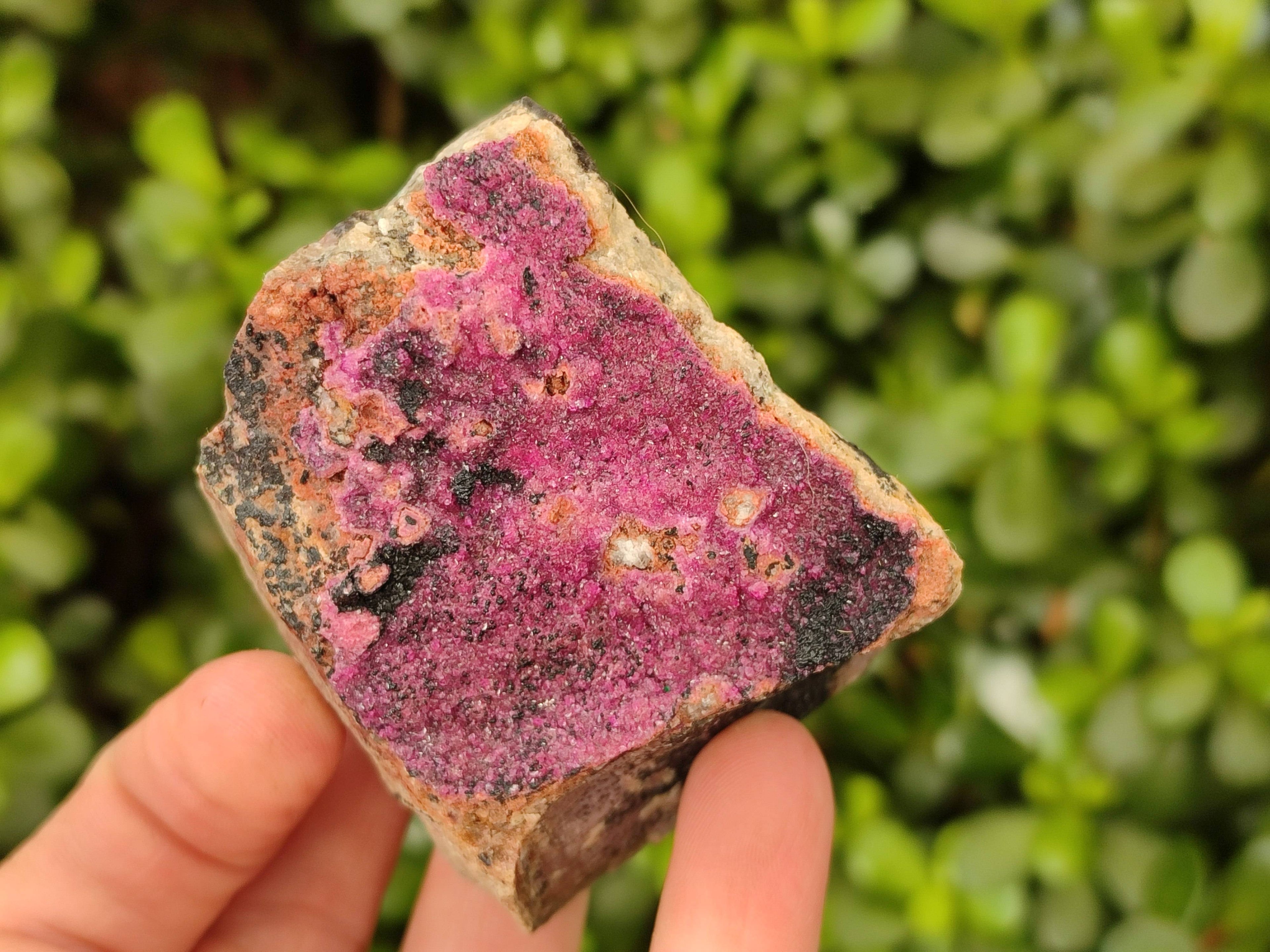 Natural Drusy Salrose on Dolomite Matrix Specimens x 6 From Kakanda, Congo - Toprock Gemstones and Minerals 