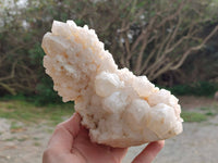 Natural Candle Quartz Clusters x 2 From Madagascar