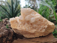 Natural Candle Quartz Clusters x 2 From Madagascar