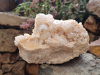 Natural Candle Quartz Clusters x 2 From Madagascar - Toprock Gemstones and Minerals 