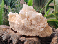 Natural Candle Quartz Clusters x 2 From Madagascar