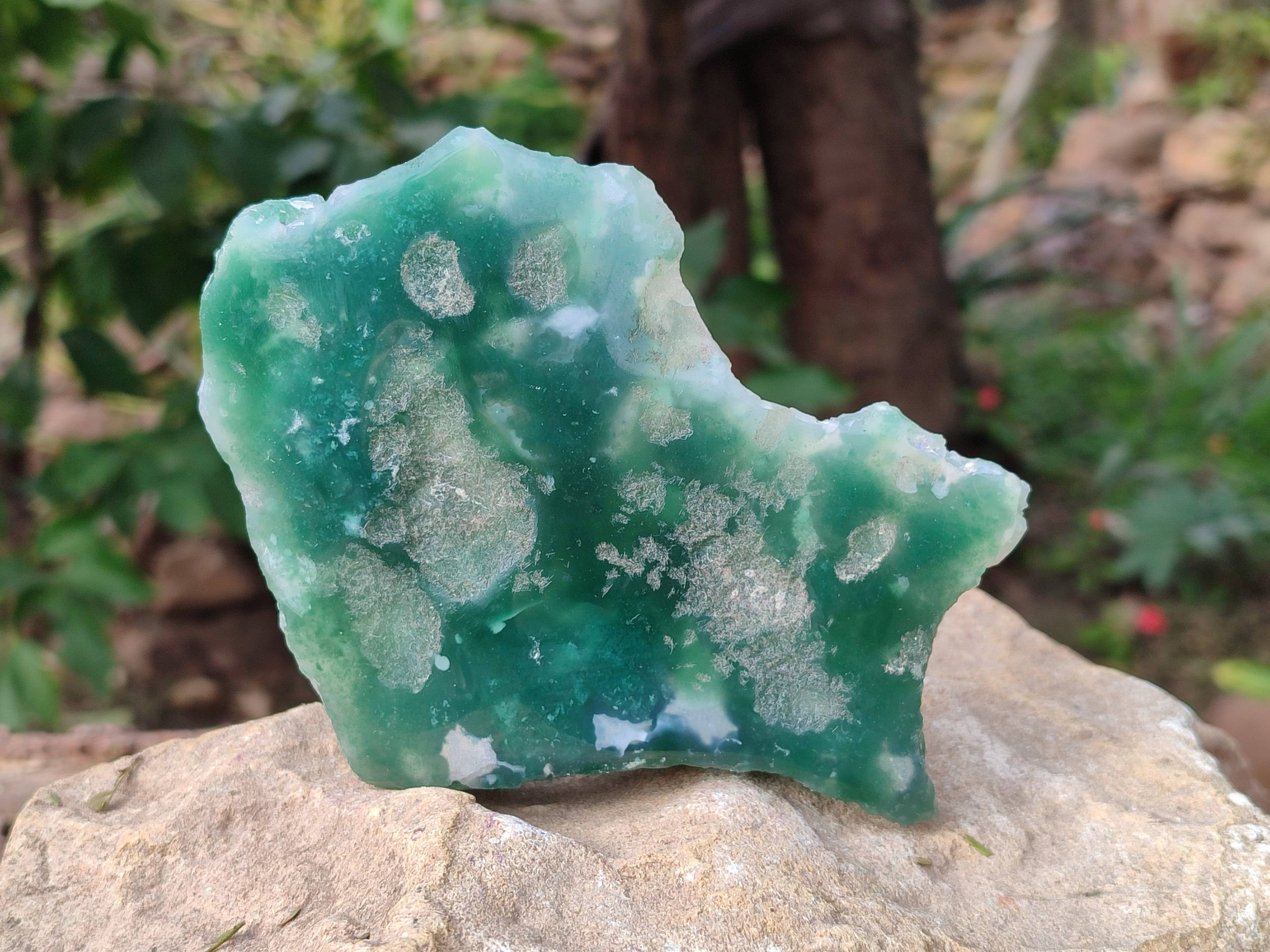 Polished On One Side Emerald Mtorolite x 6 From Mutorashanga, Zimbabwe - Toprock Gemstones and Minerals 