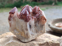 Natural Hematoid Quartz Clusters x 6 From Zimbabwe
