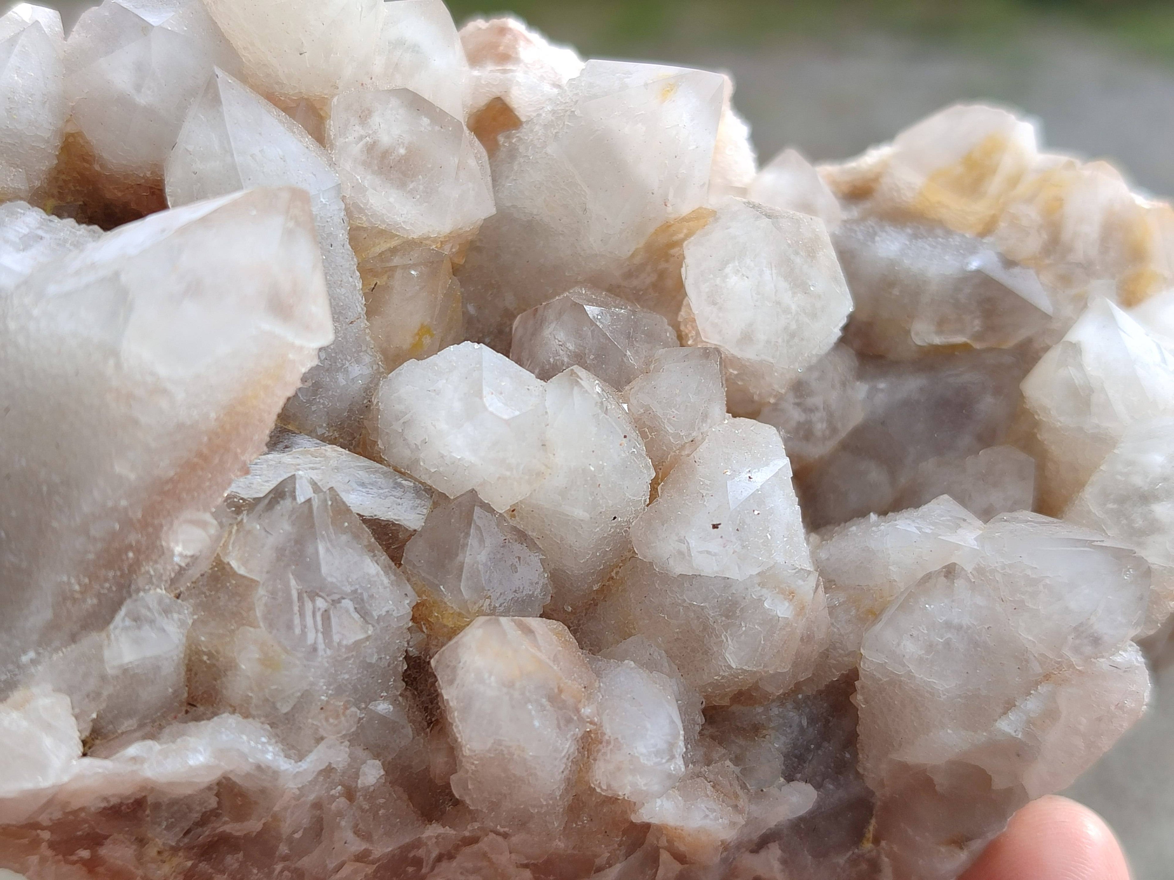 Natural Fairy Spirit Quartz Clusters x 3 From South Africa - Toprock Gemstones and Minerals 