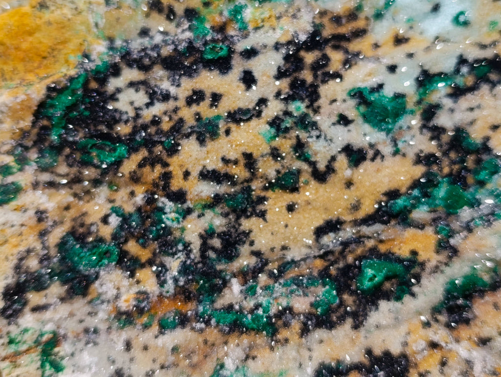 Natural Drusy Coated Chrysocolla On Dolomite Specimen x 1 From Congo - Toprock Gemstones and Minerals 