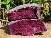 Natural Drusy Salrose on Dolomite Matrix Specimens x 2 From Kakanda, Congo - Toprock Gemstones and Minerals 