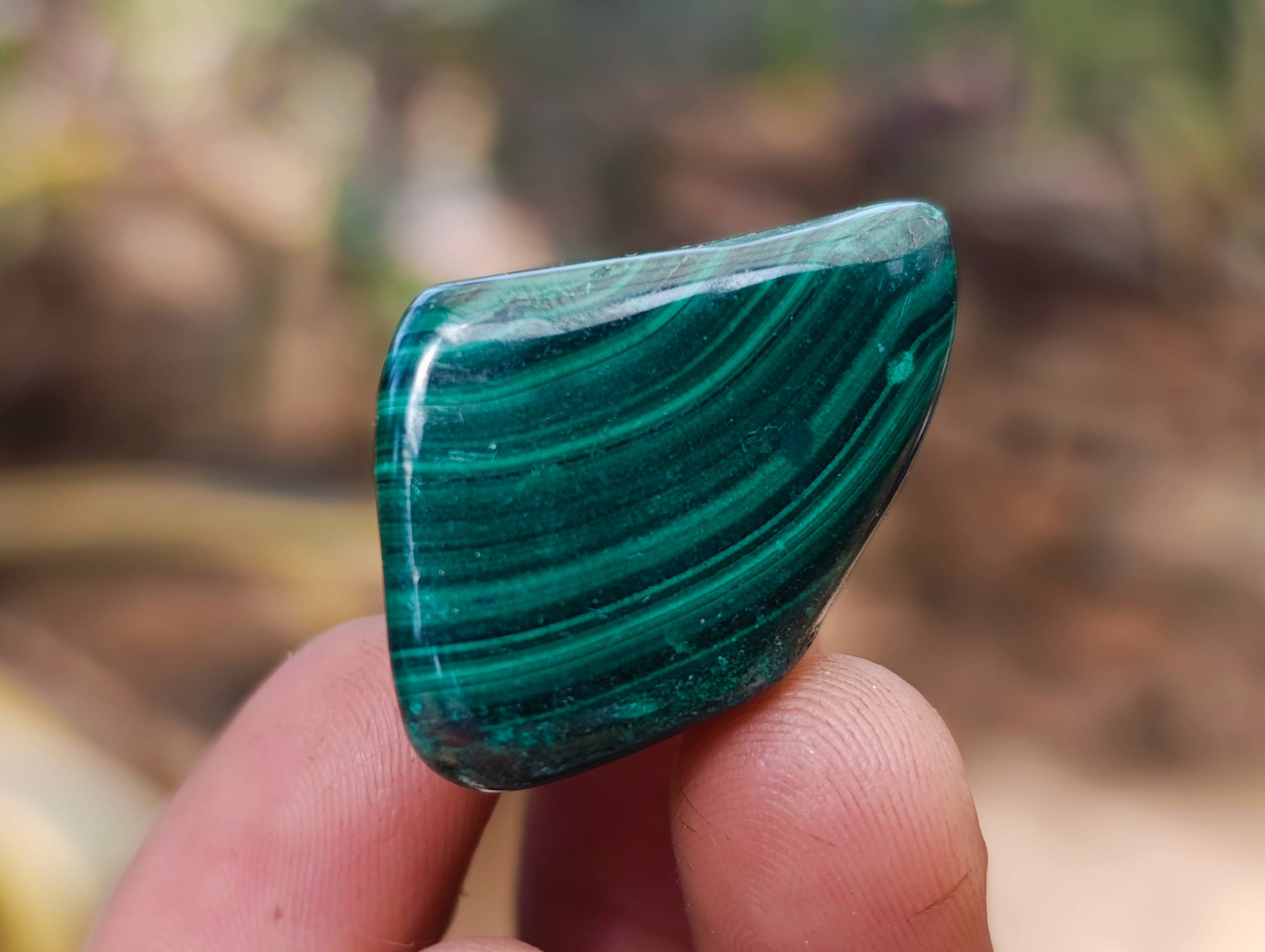 Polished Flower Banded Malachite Free Forms x 70 From Congo - Toprock Gemstones and Minerals 