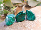 Polished Flower Banded Malachite Free Forms x 70 From Congo - Toprock Gemstones and Minerals 