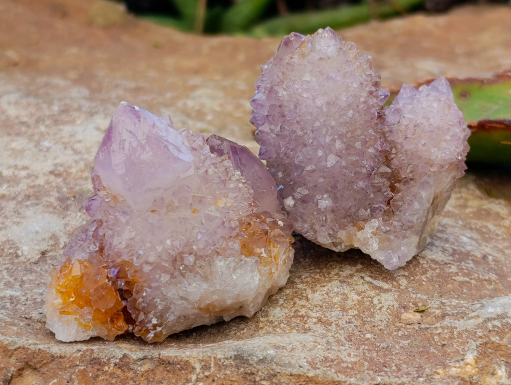 Natural Amethyst Spirit Quartz Crystals x 20 From South Africa - Toprock Gemstones and Minerals 