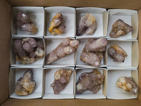 Natural Amethyst Spirit Quartz Crystals x 12 From Boekenhouthoek, South Africa