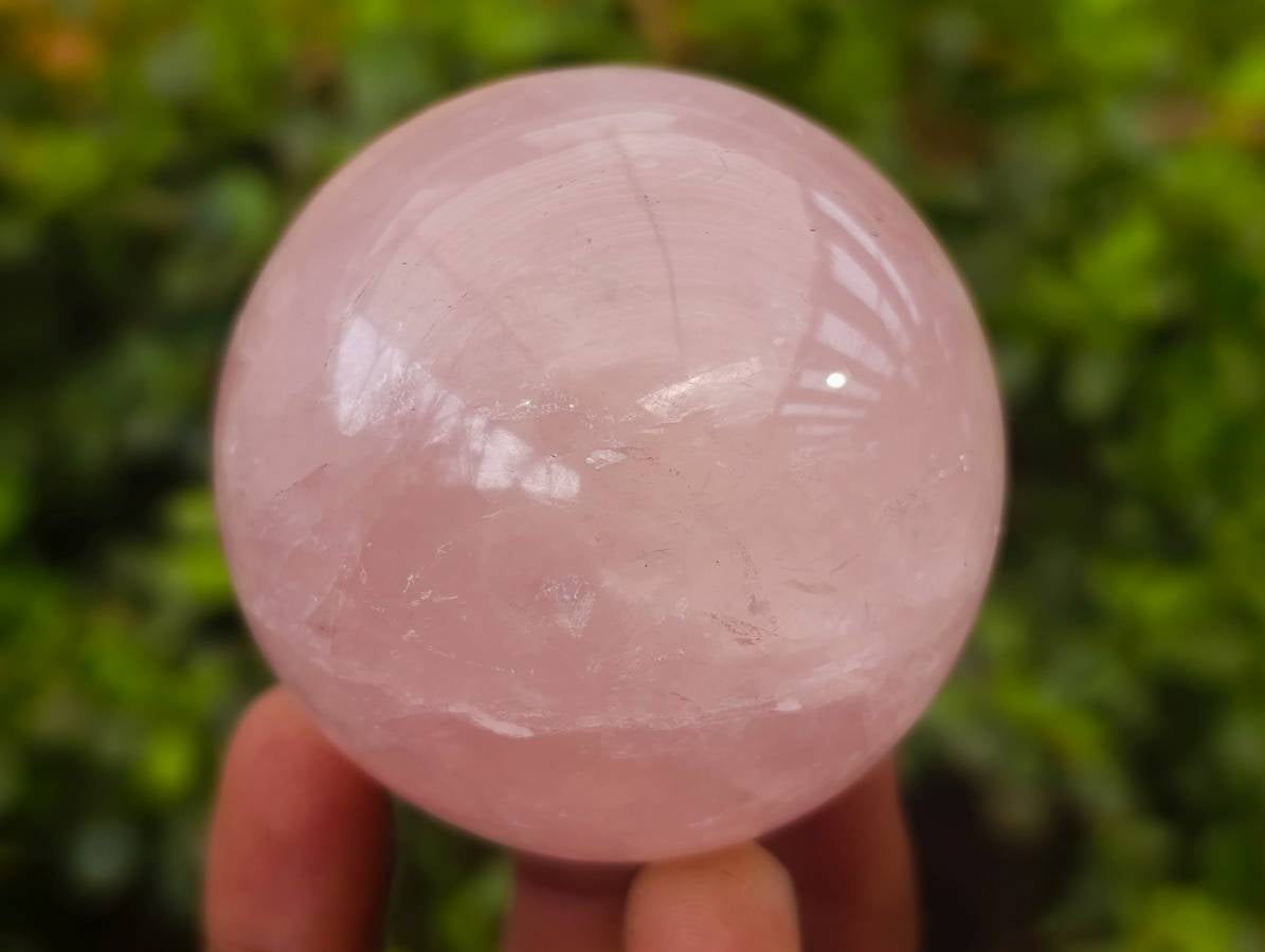 Polished Rose Quartz Spheres x 4 From Madagascar - Toprock Gemstones and Minerals 