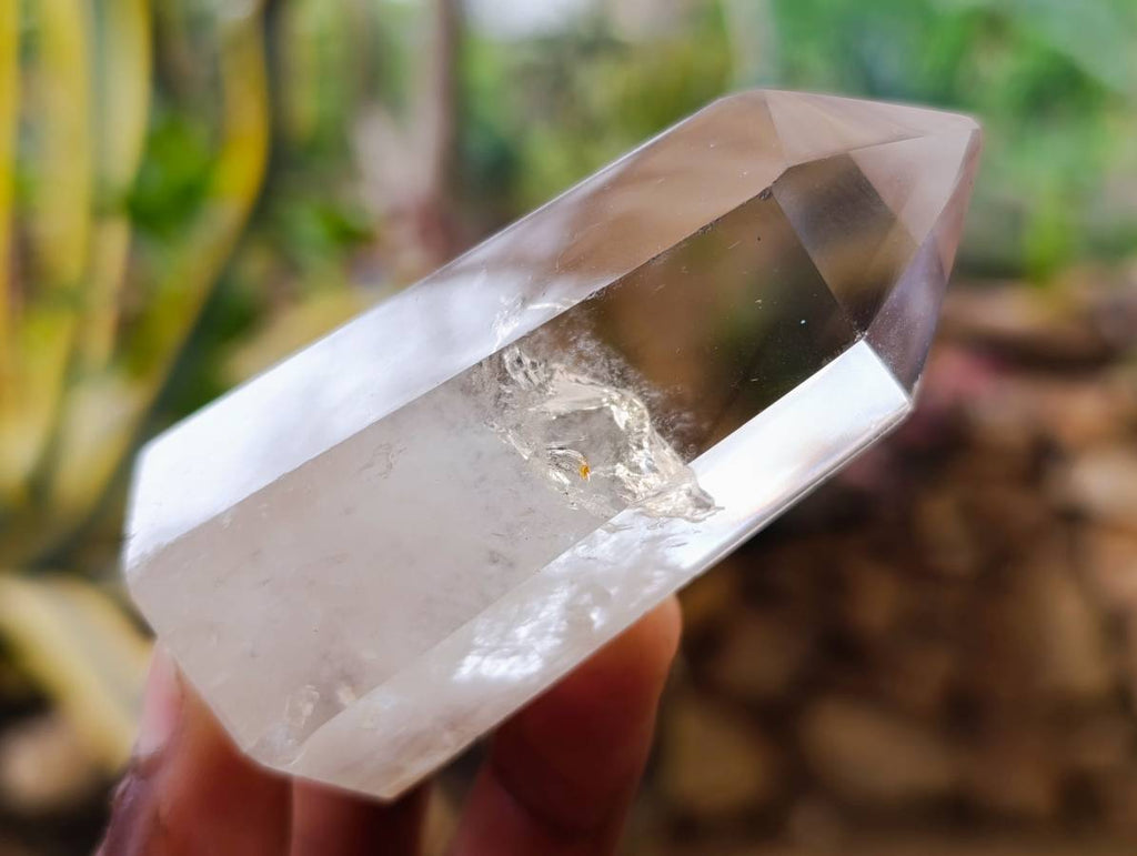 Polished Wispy Phatom Smokey Phantom Quartz Crystals x 6 From Madagascar - Toprock Gemstones and Minerals 