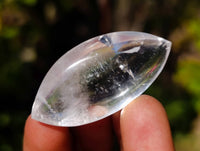 Polished Clear Quartz "Angel Tears" Pendant Pieces x 35 From Madagascar
