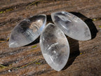 Polished Clear Quartz "Angel Tears" Pendant Pieces x 35 From Madagascar - Toprock Gemstones and Minerals 