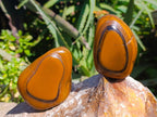 Polished Tigers Eye Free Forms x 4 From South Africa - Toprock Gemstones and Minerals 