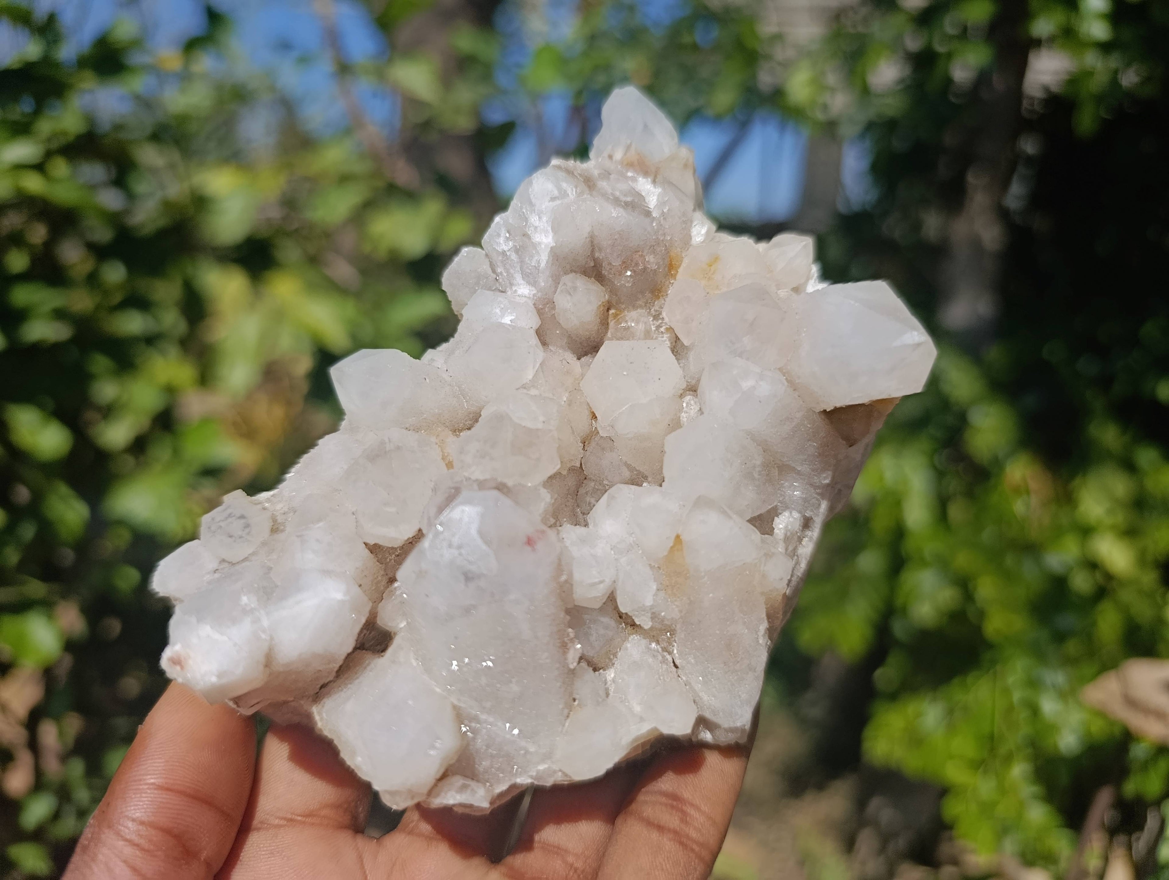 Natural Fairy Spirit Quartz Clusters x 2 From South Africa - Toprock Gemstones and Minerals 