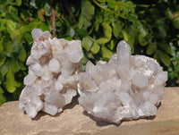 Natural Fairy Spirit Quartz Clusters x 2 From South Africa