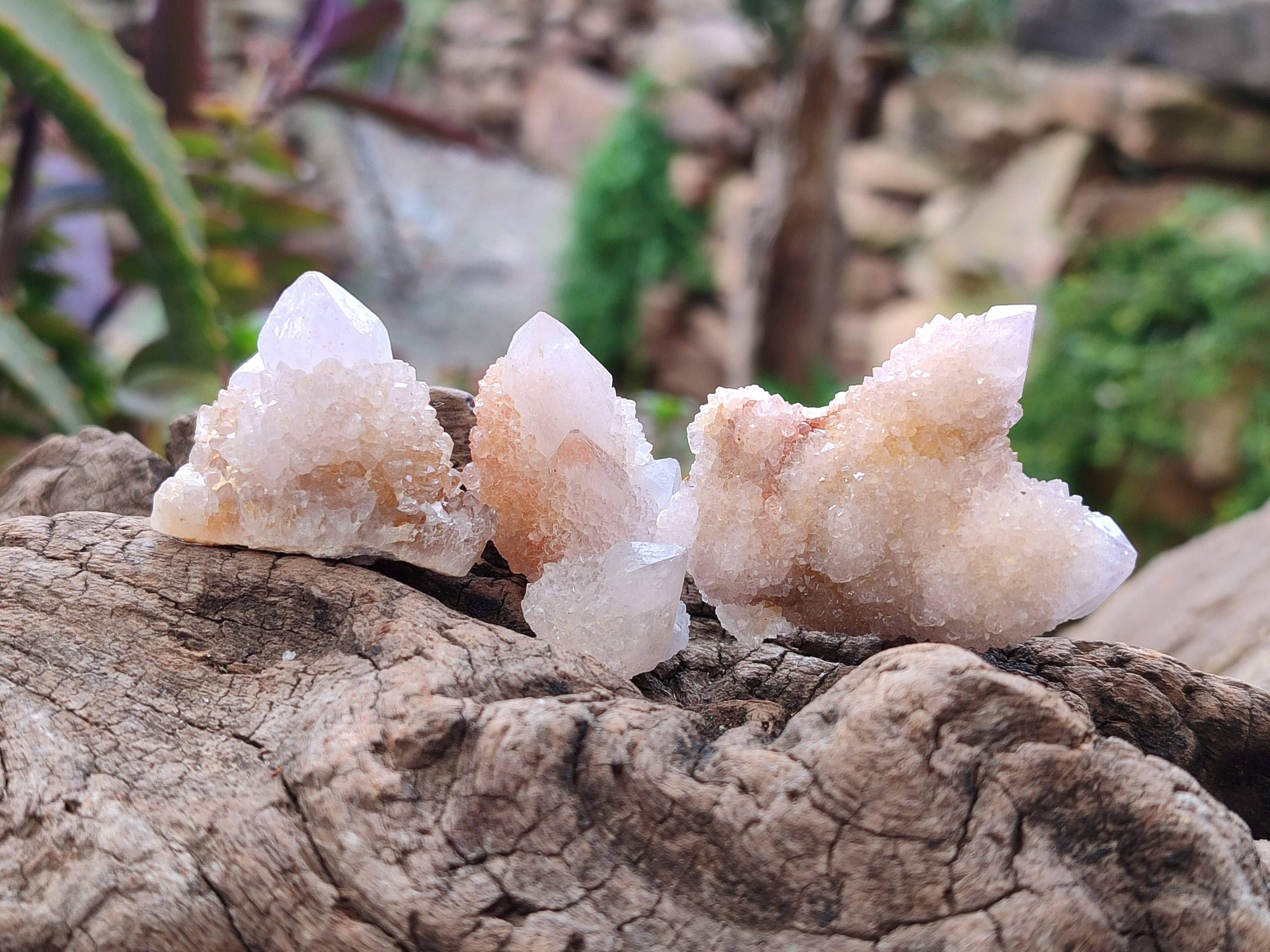 Natural Spirit Quartz Crystals x 35 From South Africa - Toprock Gemstones and Minerals 