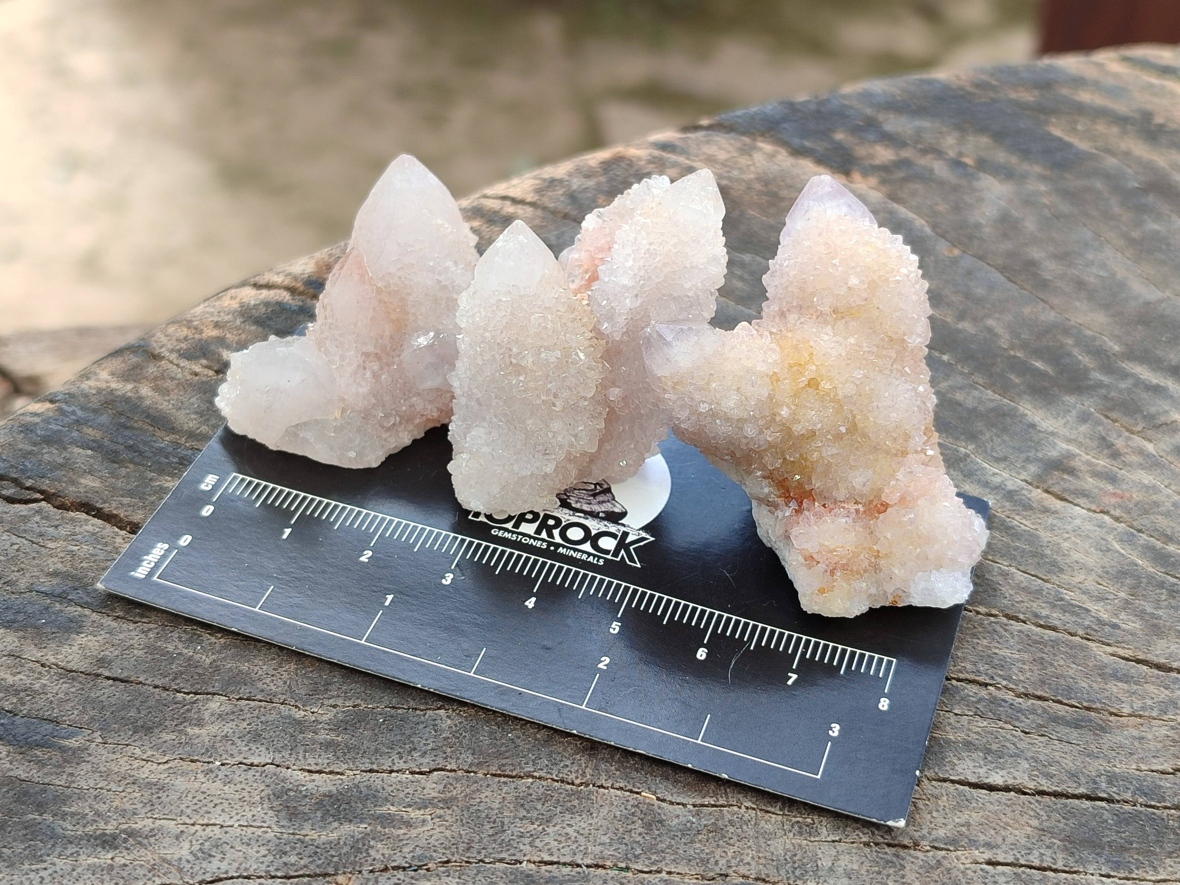 Natural Spirit Quartz Crystals x 35 From South Africa - Toprock Gemstones and Minerals 