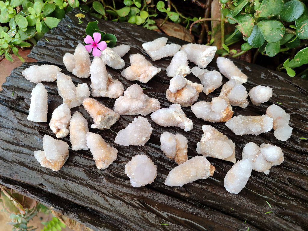 Natural Spirit Quartz Crystals x 35 From South Africa - Toprock Gemstones and Minerals 