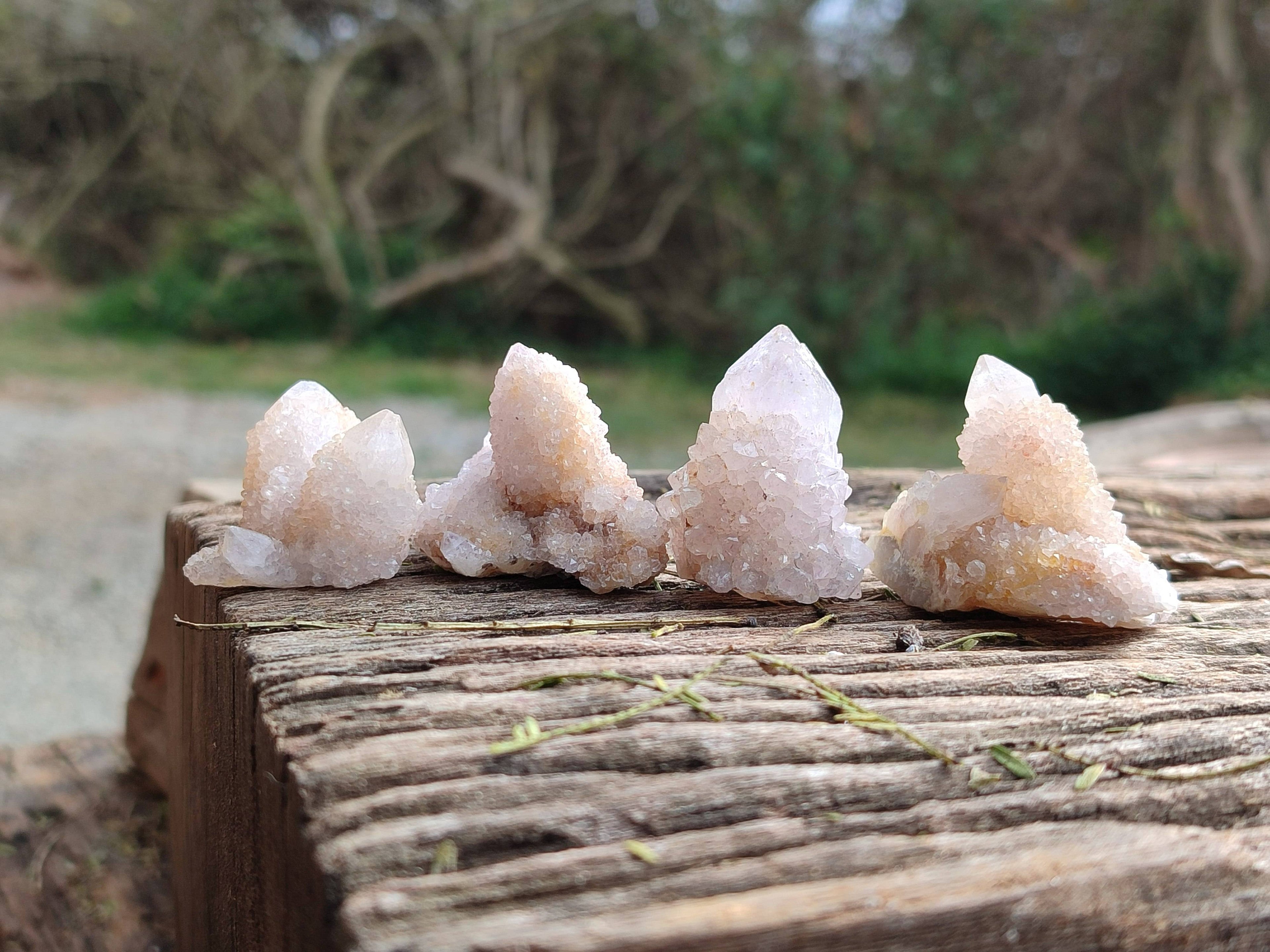 Natural Spirit Quartz Crystals x 35 From South Africa - Toprock Gemstones and Minerals 