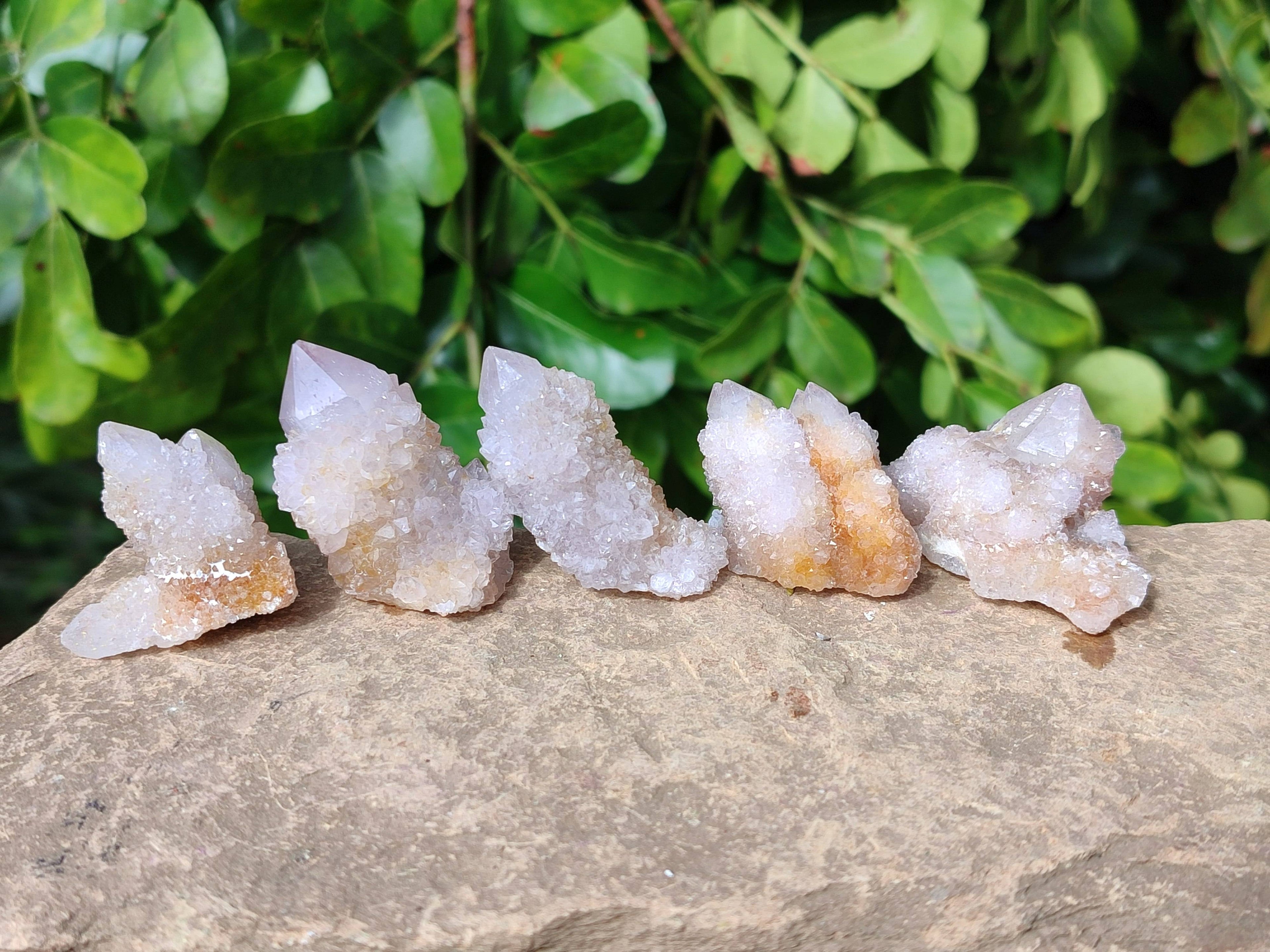 Natural Spirit Quartz Crystals x 35 From South Africa - Toprock Gemstones and Minerals 