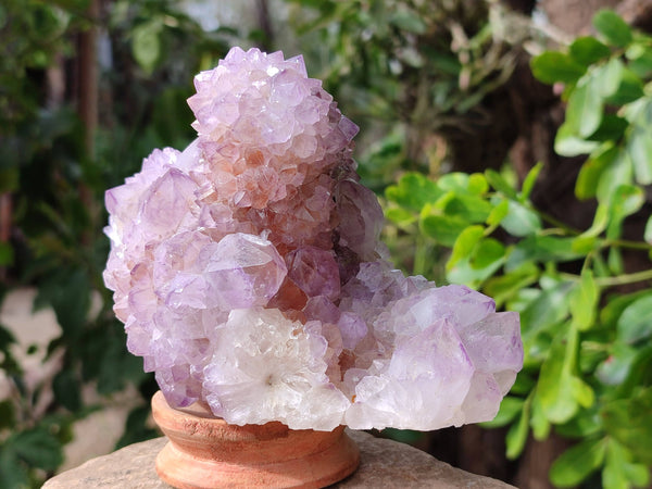 Natural Amethyst Spirit Quartz Clusters x 2 From South Africa