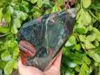Polished Bloodstone Point x 1 From Swaziland - Toprock Gemstones and Minerals 