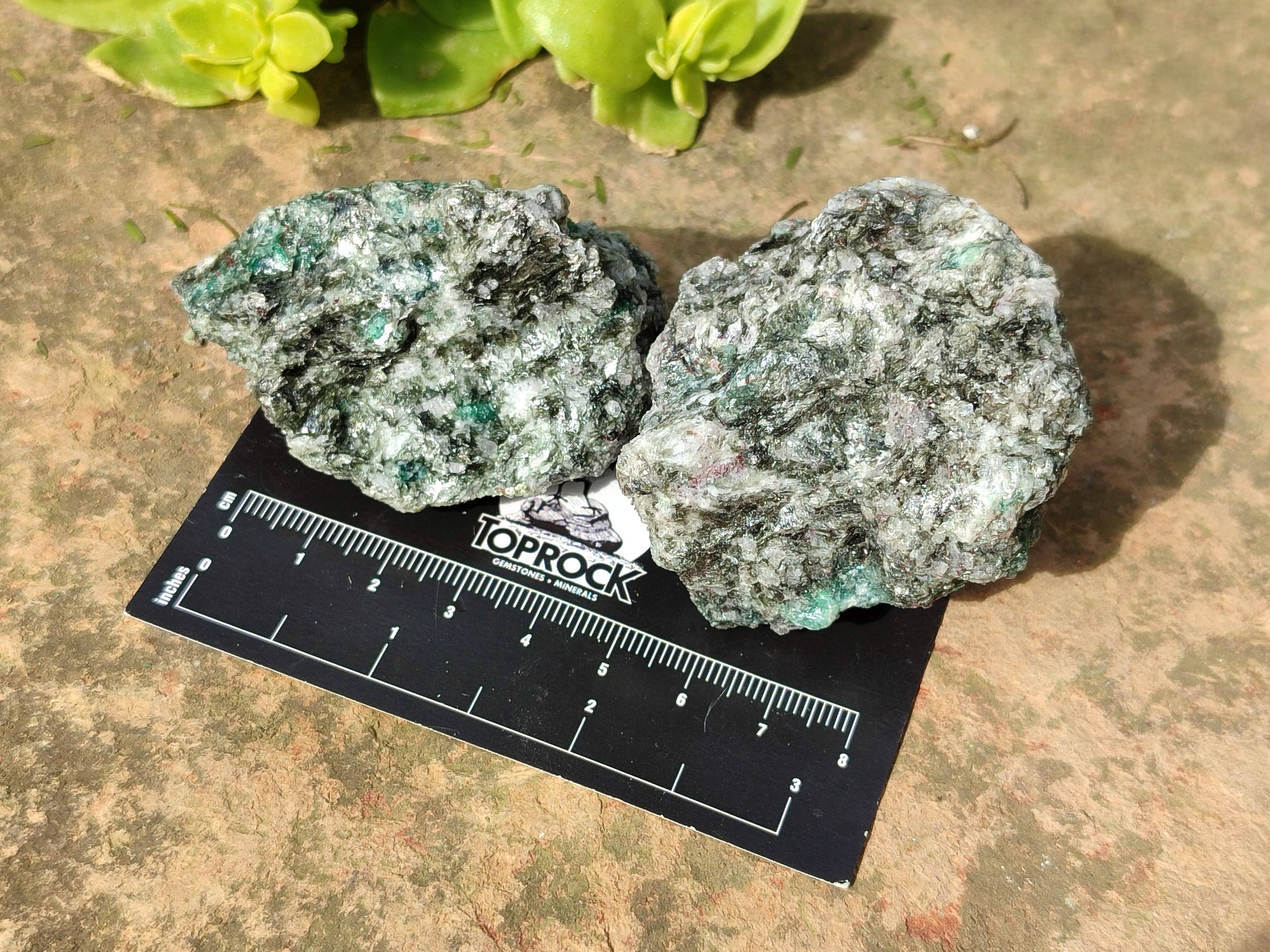 Natural Emerald Mica 'Mutokolite' Specimens x 20 From Mutoko, Zimbabwe - Toprock Gemstones and Minerals 