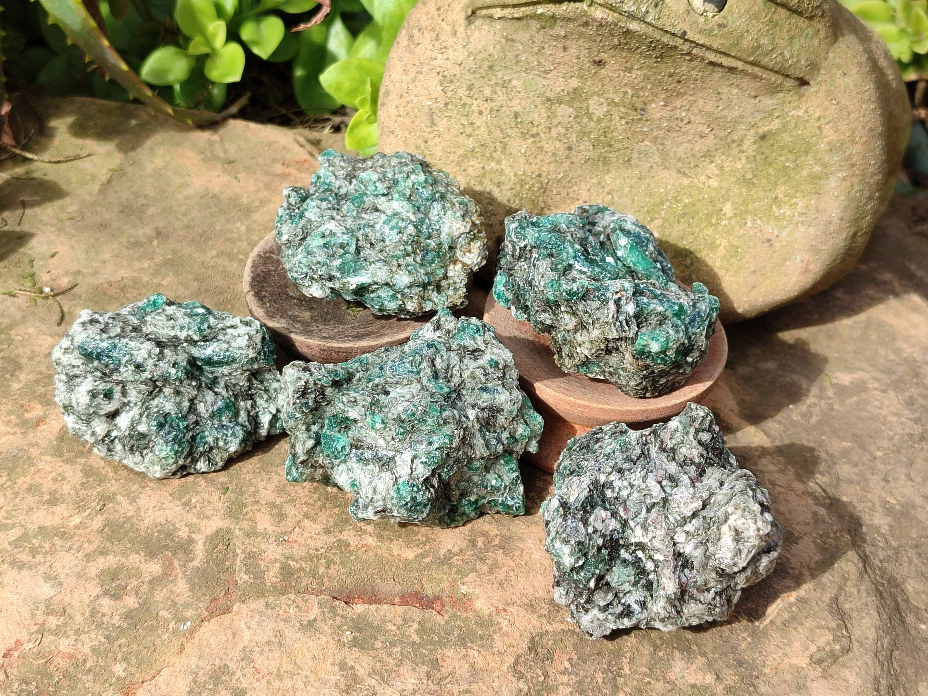 Natural Emerald Mica 'Mutokolite' Specimens x 20 From Mutoko, Zimbabwe - Toprock Gemstones and Minerals 