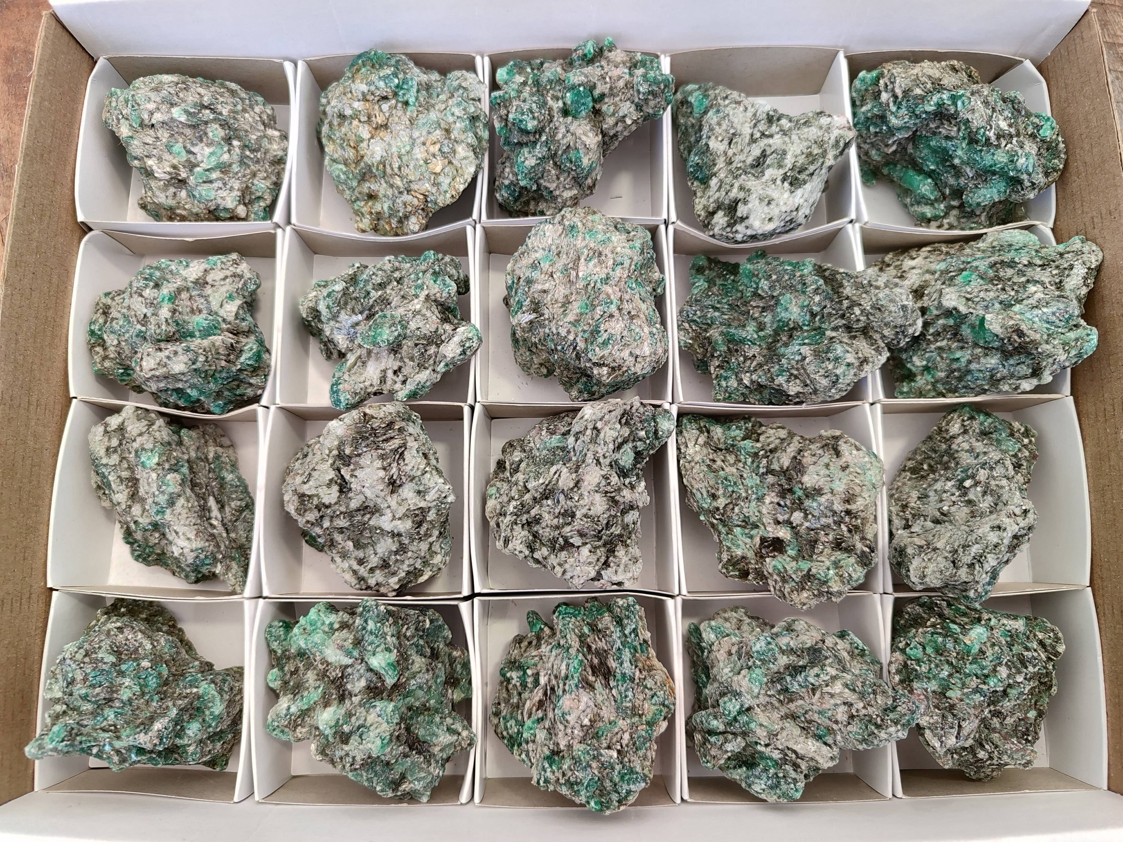 Natural Emerald Mica 'Mutokolite' Specimens x 20 From Mutoko, Zimbabwe - Toprock Gemstones and Minerals 