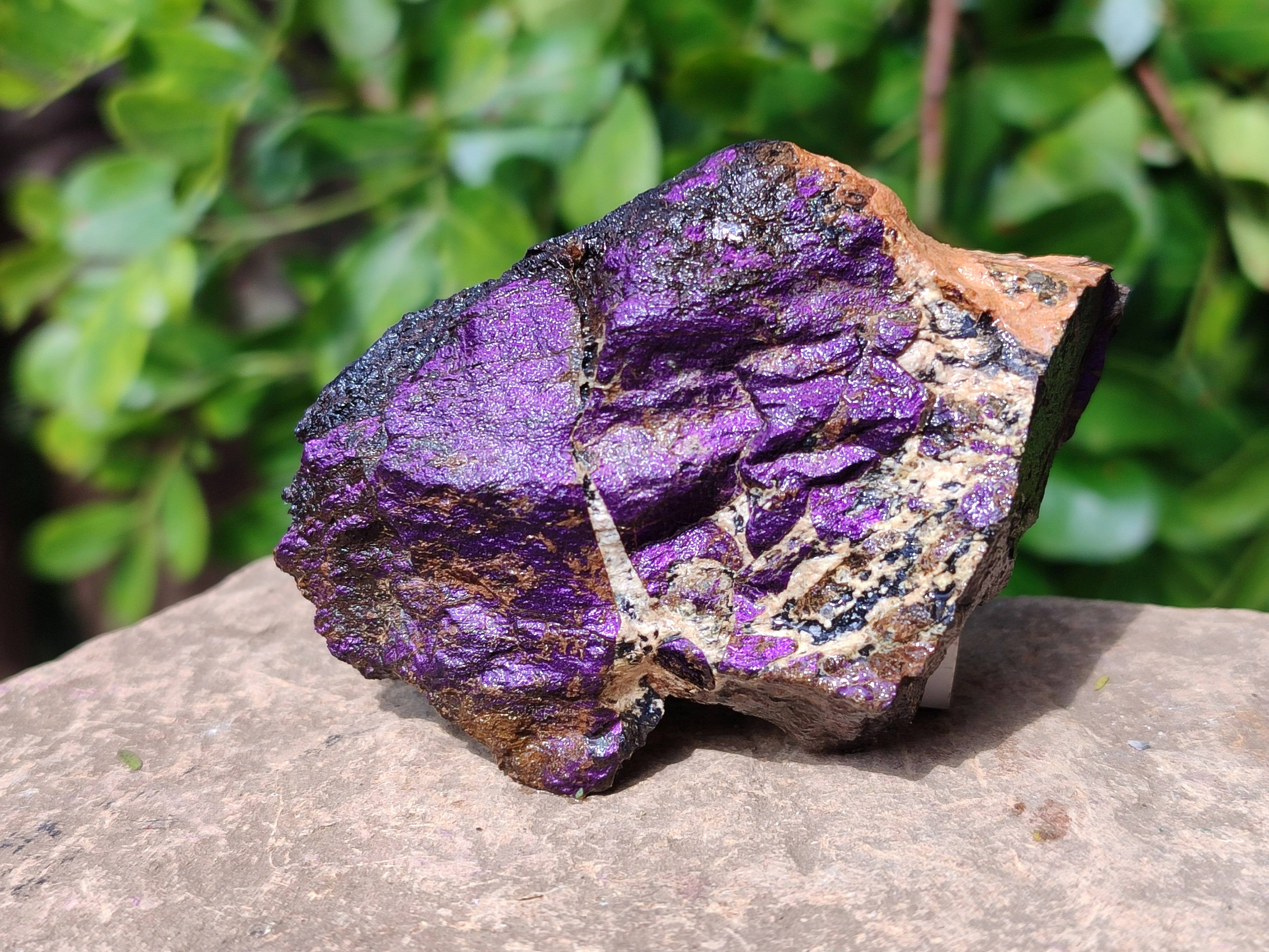 Natural Metallic Purpurite Specimens x 12 From Erongo, Namibia - Toprock Gemstones and Minerals 