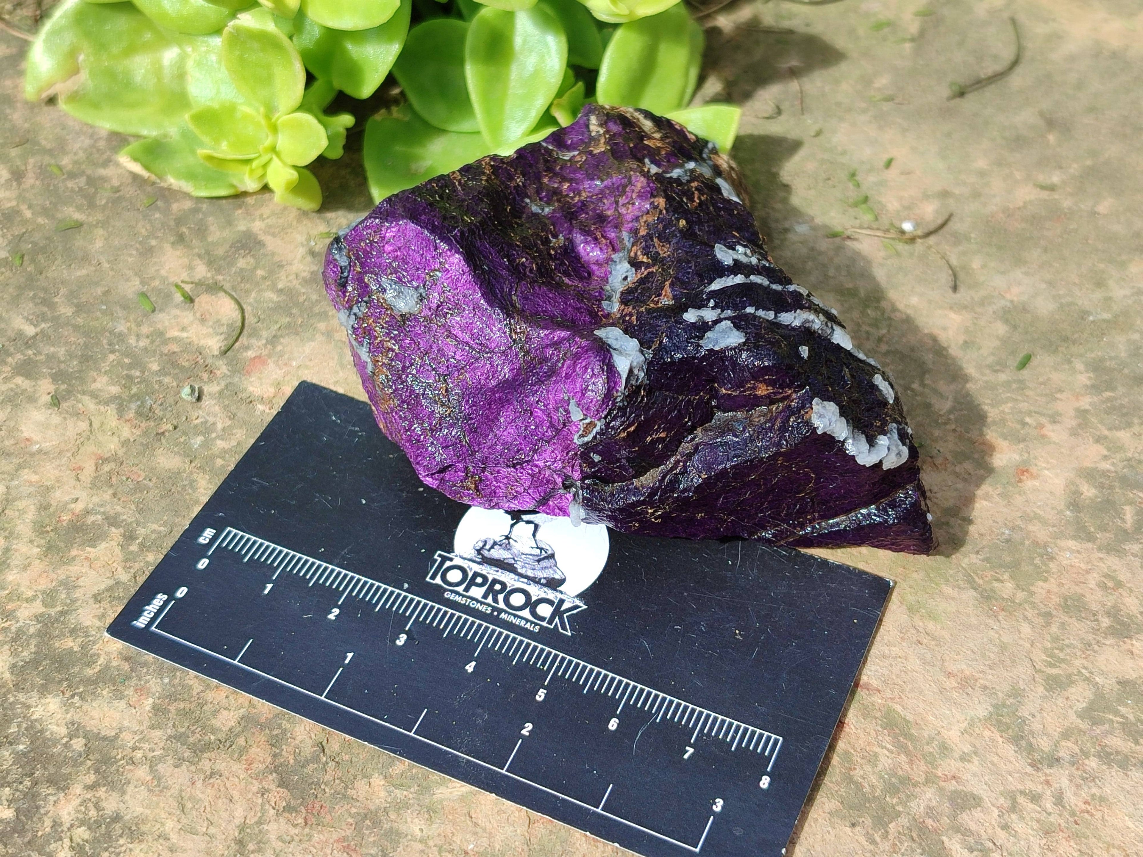 Natural Metallic Purpurite Specimens x 12 From Erongo, Namibia - Toprock Gemstones and Minerals 
